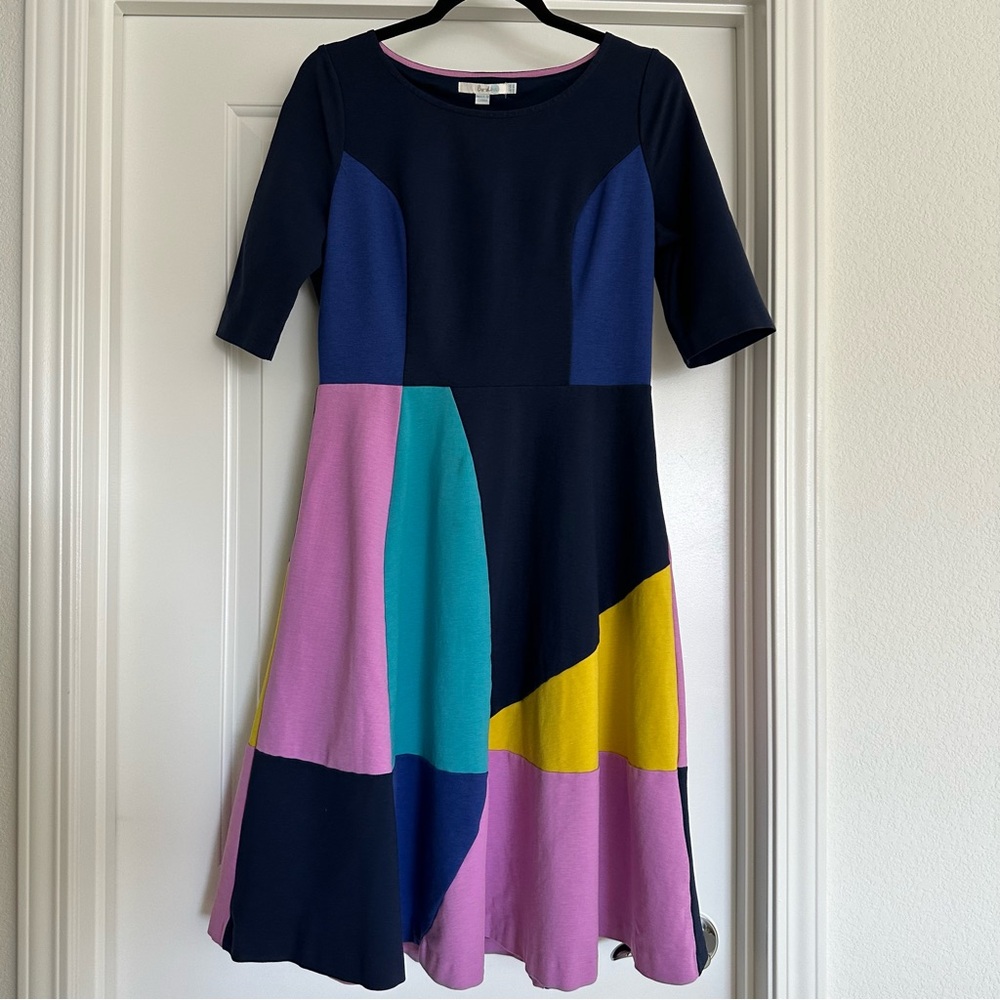 Biden Color Block Dress size 10L